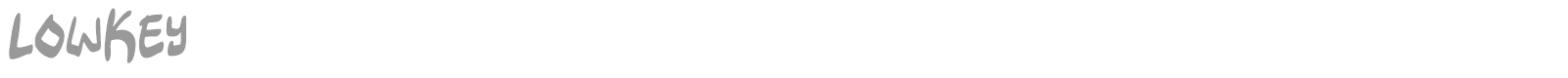 Lowkey font preview